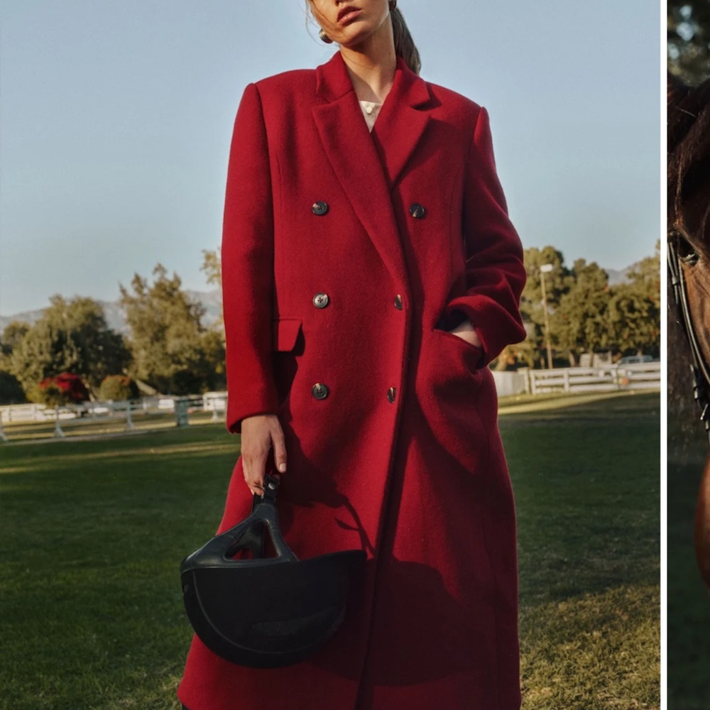 NWT Reformation Red Coat